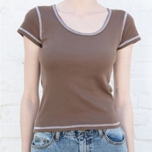 Brown John Galt Zelly T-Shirt